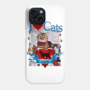 I Love Cats (more than people) Kitty Cat Lover Gift Phone Case