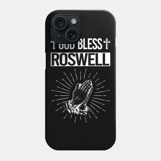 God Bless Roswell Phone Case by flaskoverhand