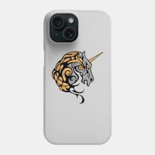 Golden Unicorn Phone Case