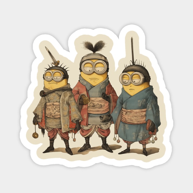 UKIYO-E MINIONS Magnet by Drank