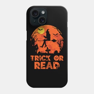 Trick or Read Halloween Reading Lover Phone Case