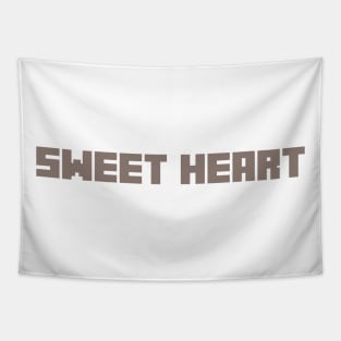 Minecraft Sweet Heart Tapestry