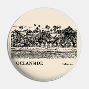 Oceanside - California Pin