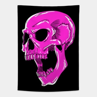 Pink  Skull Tapestry