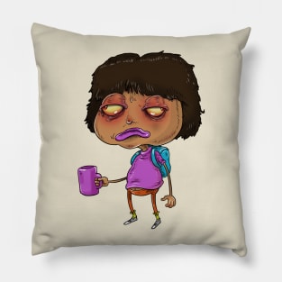 Dora before coffee Pillow