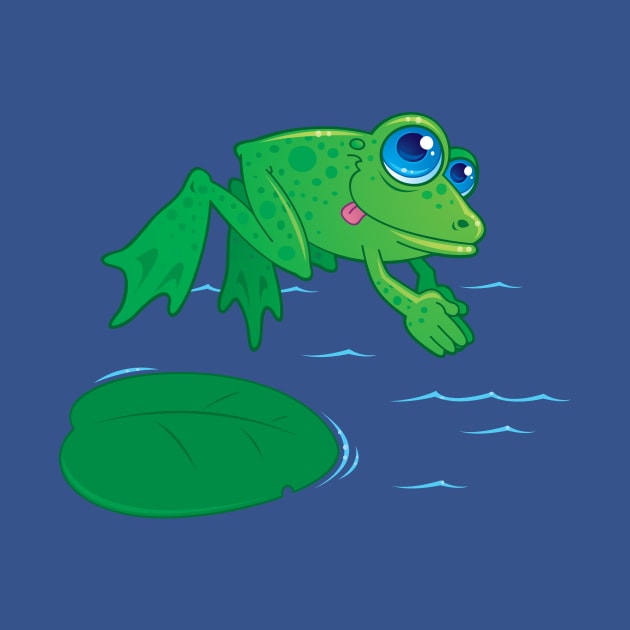 Diving Frog by fizzgig