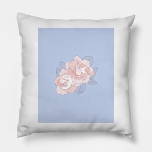 GARDENIA - Serenity Blue Pillow