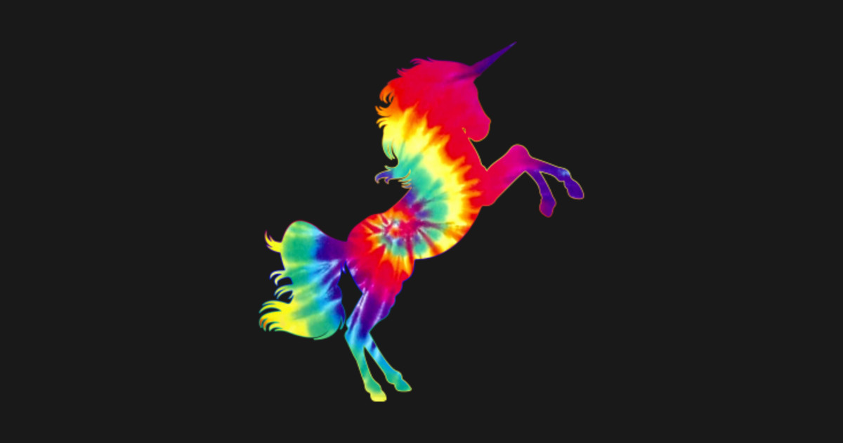 Tie Dye Unicorn Funny - Tie Dye Unicorn - Posters and Art Prints