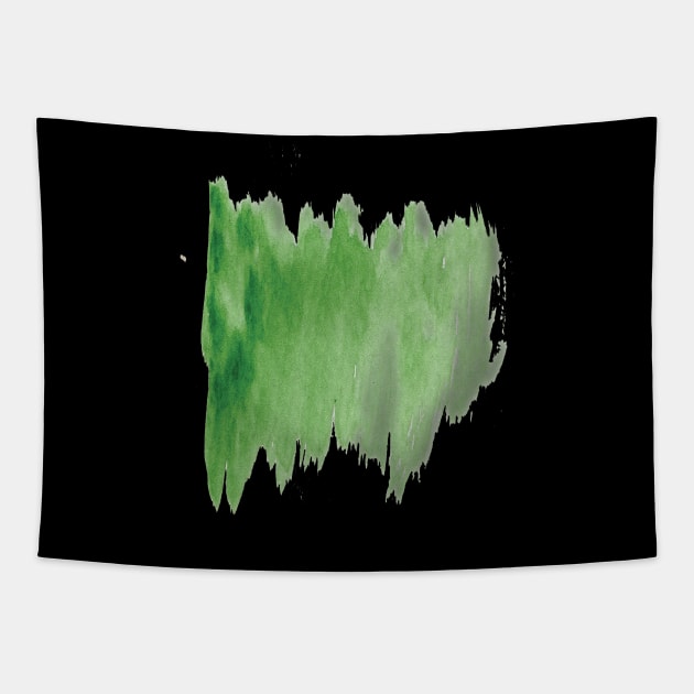 Green abstract painting, Green Creativity Tapestry by MADISON NICHOLAS