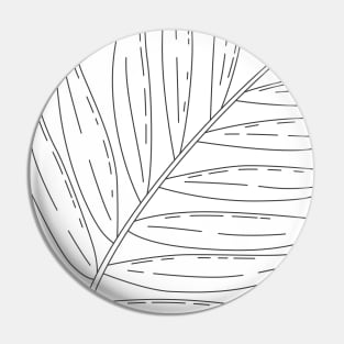 Tropical Leaf Lines Pin