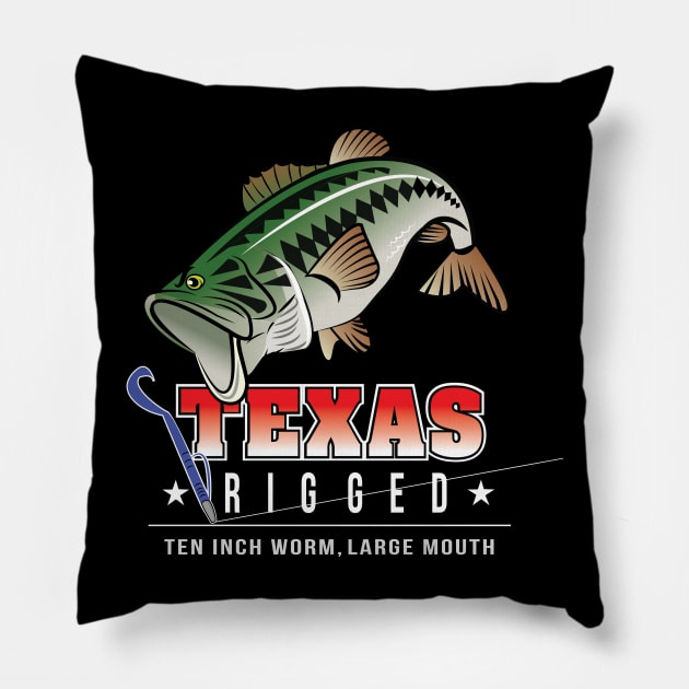 Texas Rigged! Pillow by chrayk57