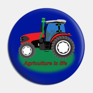 Tractor used in agricultural fields Pin