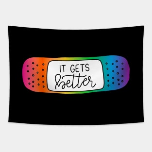 It Gets Better Rainbow Tapestry