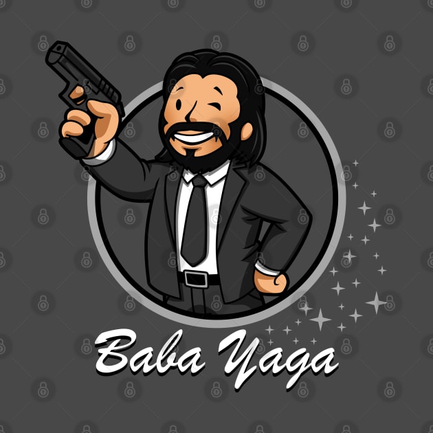 Cute Keanu Baba Yaga Assassin Movie Gamer Mascot Parody by BoggsNicolas