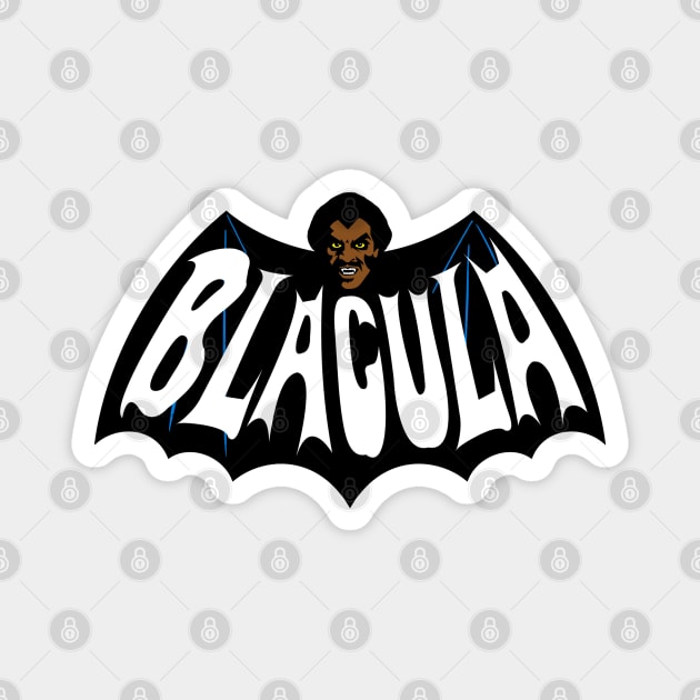 BLACULA - '66 Style parody Magnet by KERZILLA