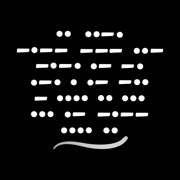 Morse code, if you can read this, say hi! by rand0mity