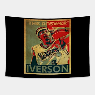 vintage "the answer" allen iverson Tapestry