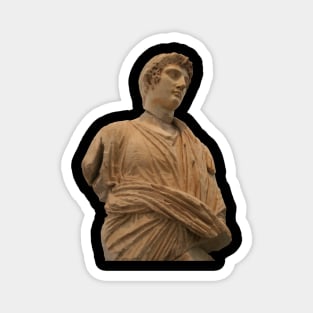 Statue of Roman Citizen Wearing Toga Vector Art Magnet