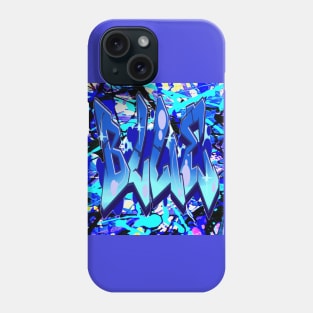 Blue splash Paint Art Phone Case