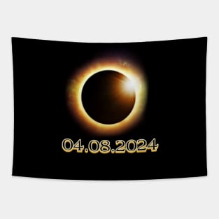 Pennsylvania State Erie PA USA Totality April 8, 2024 Total Solar Eclipse Tapestry