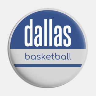 dallas basketball Pin