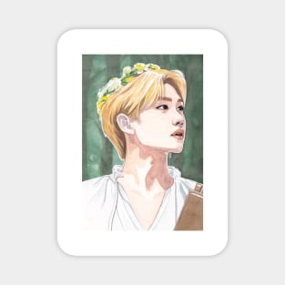 Stray Kids Felix Lee Elven Watercolour Painting Magnet