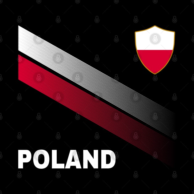 Vintage Poland Sunflower Flag Poland Soccer Lover by Sandra Holloman