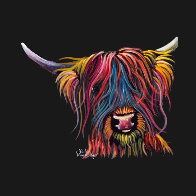 Scottish Hairy Highland Cow ' SWeeT Pea " by ShirleyMac