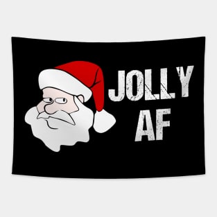 Funny Christmas Gifts Santa Joily AF Tapestry