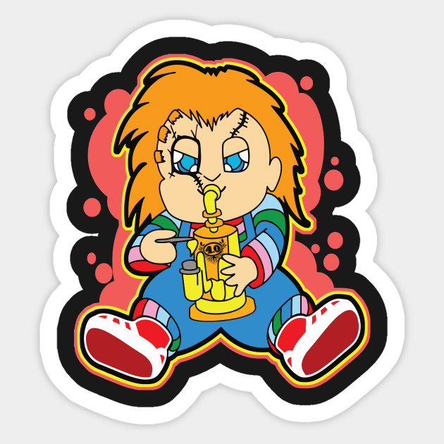 Chucky On Saturday Night - Chucky - Sticker