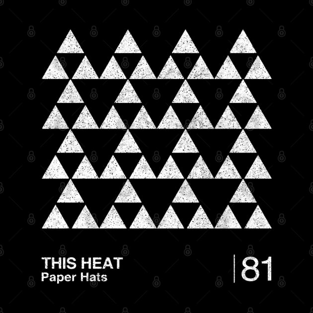 Paper Hats / Minimalist Graphic Artwork Design by saudade