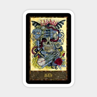 Death. Magic Gate Tarot Card Design. Magnet