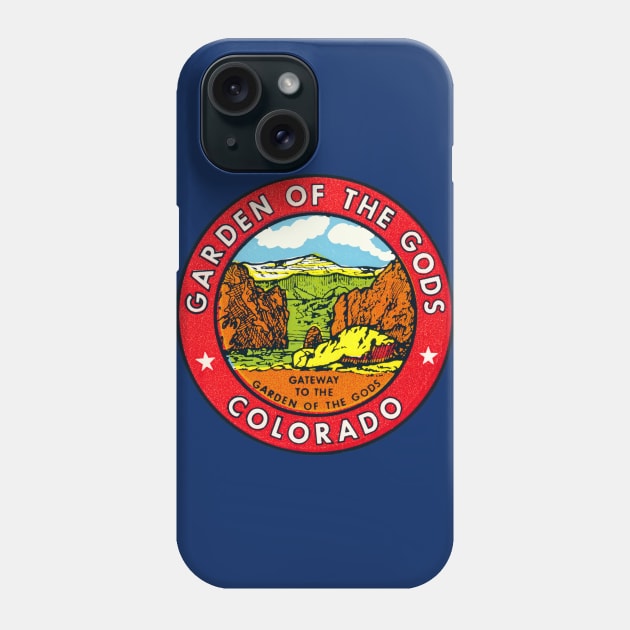 1950 Garden of the Gods Colorado Phone Case by historicimage