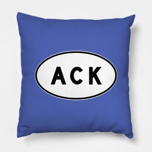 ACK - Nantucket Memorial Airport - FAA Code Pillow