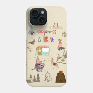 Happiness is hiking Phone Case