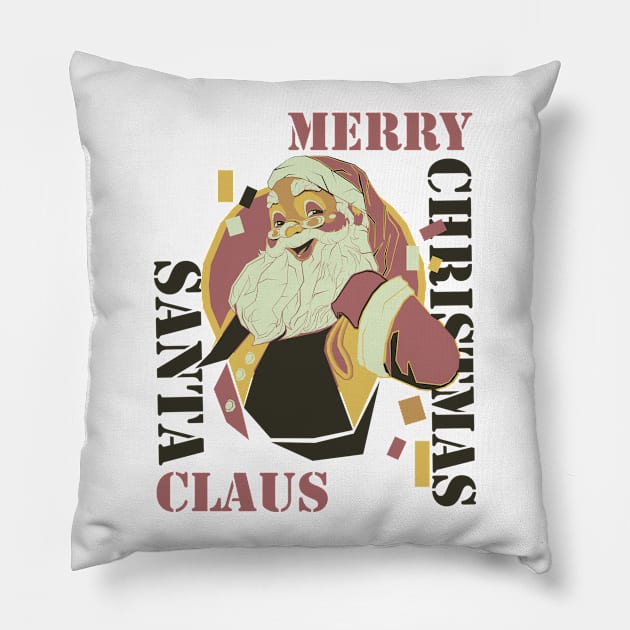 Merry Christmas Pillow by gblackid