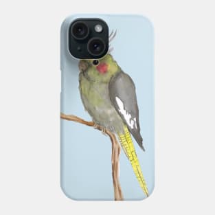 Cute female cockatiel Phone Case