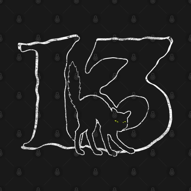 Black Cat 13 - B&W by DeadLucky