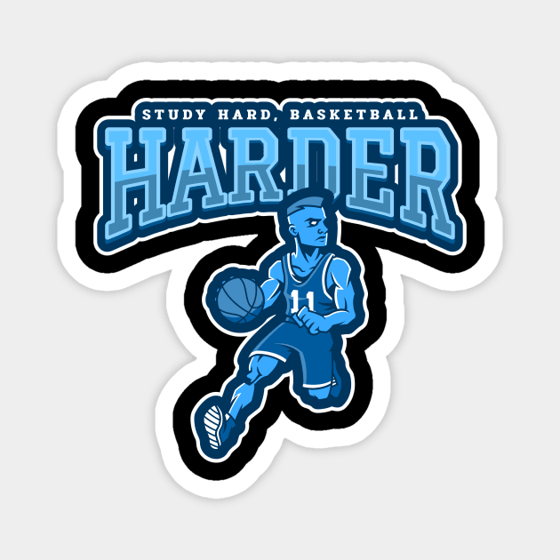 Study HArx Basketball Harder Magnet by poc98