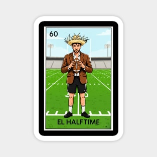 El Halftime Football loteria-Card Bad-Bunny Halftime BENITO Magnet