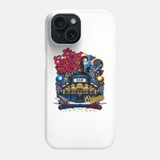 Le Gobelet Noir Paris Bar and Restaurant Orlando Florida Phone Case