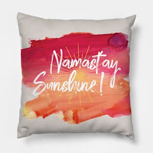 Namast'ay Sunshine Pillow