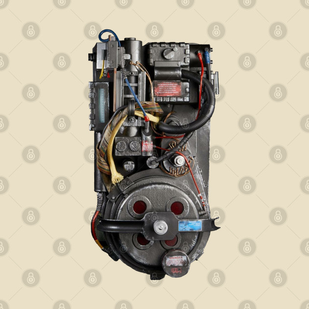 Ghostbusters' Proton Pack (print on back) by Tomorrowland Arcade