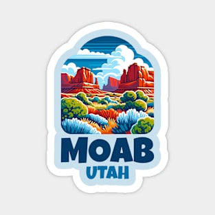 Desert Vista - Moab Utah Magnet