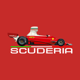 SCUDERIA F1 vintage Italian formula one car T-Shirt