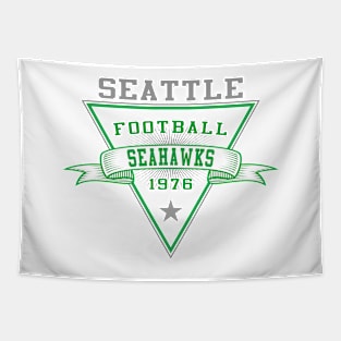 Retro Seattle Seahawks Tapestry