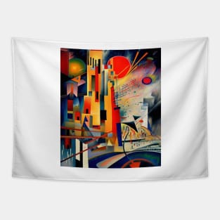 Kandinsky Style - New York City Tapestry