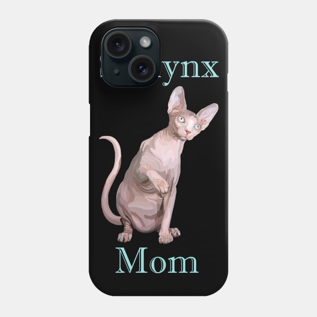 Sphynx Mom Phone Case by Art by Deborah Camp