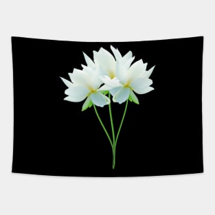 The White Lotus Flower Tapestry