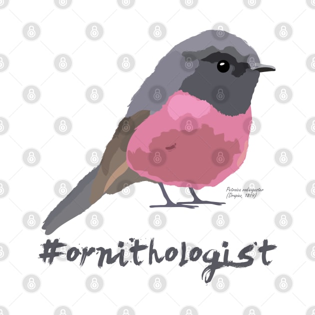 Ornithologist | Pink robin by uncutcreations